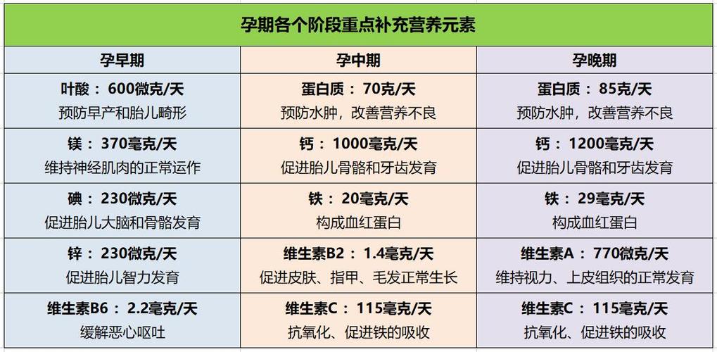 怀孕13周胎儿有多大?正常值应该是怎么样的呢?孕妇要如何补充营养？（孕期各阶段需要补充的营养）