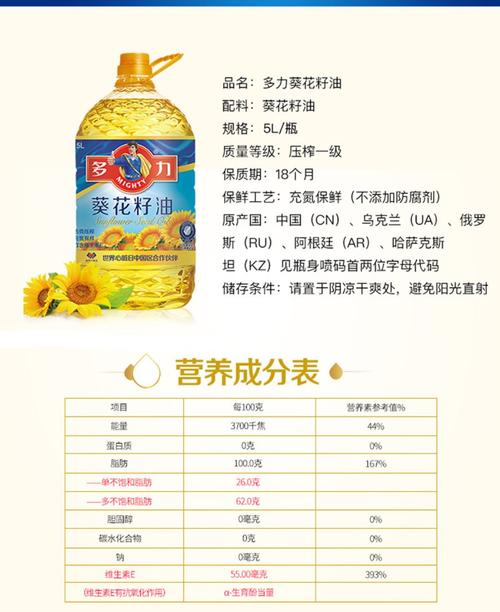 葵花油脂肪酸的组成？（葵花油的营养价值）