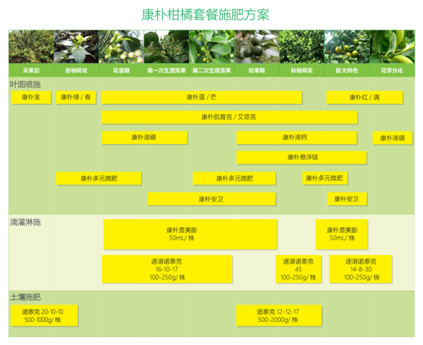 柑桔营养套餐方案（柑橘营养土的配制方法）